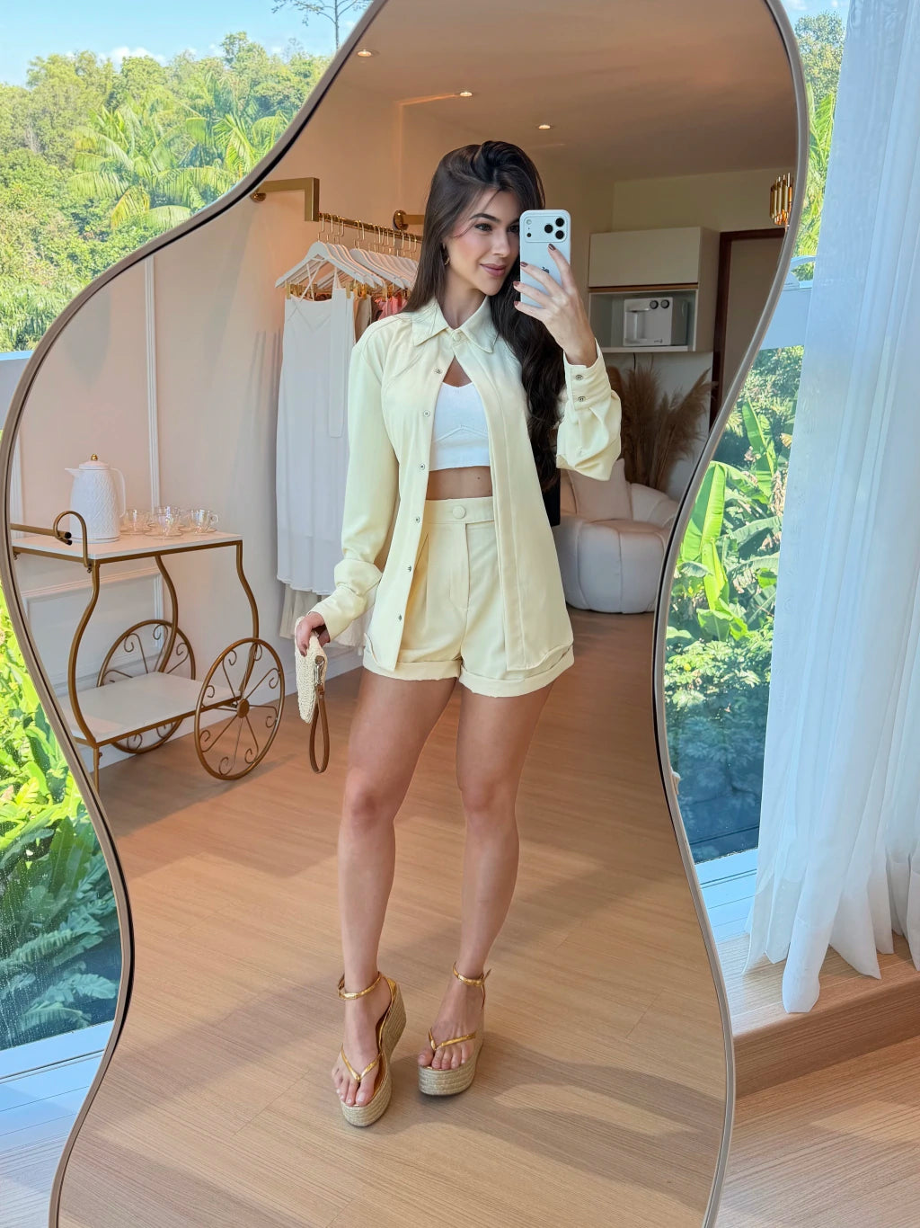 Set Stefy (Top+camisa+short)